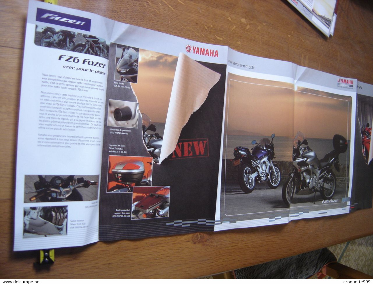 Brochure Catalogue Publicite Prospekt MOTO YAMAHA YZF-R1 - Motos