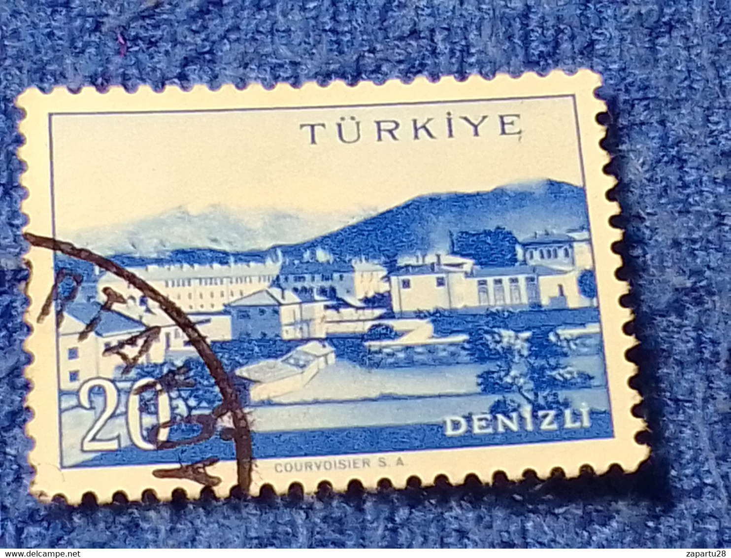 TÜRKİYE- 1960-70-    20K.    MEMLEKET    SERİSİ  ŞEHİRLER  DAMGALI - 1934-39 Sandjak D'Alexandrette & Hatay