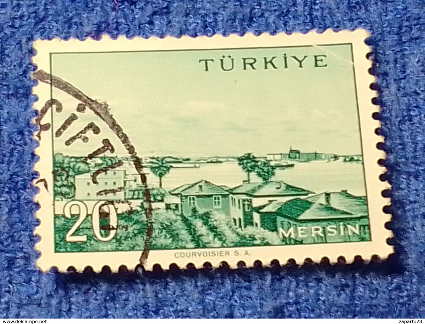 TÜRKİYE- 1960-70-    20K.    MEMLEKET    SERİSİ  ŞEHİRLER  DAMGALI - 1934-39 Sandjak Alexandrette & Hatay