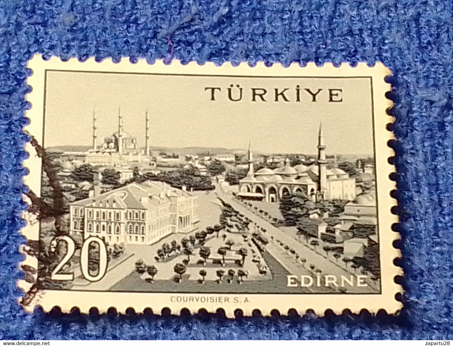 TÜRKİYE- 1960-70-    20K.    MEMLEKET    SERİSİ  ŞEHİRLER  DAMGALI - 1934-39 Sandschak Alexandrette & Hatay