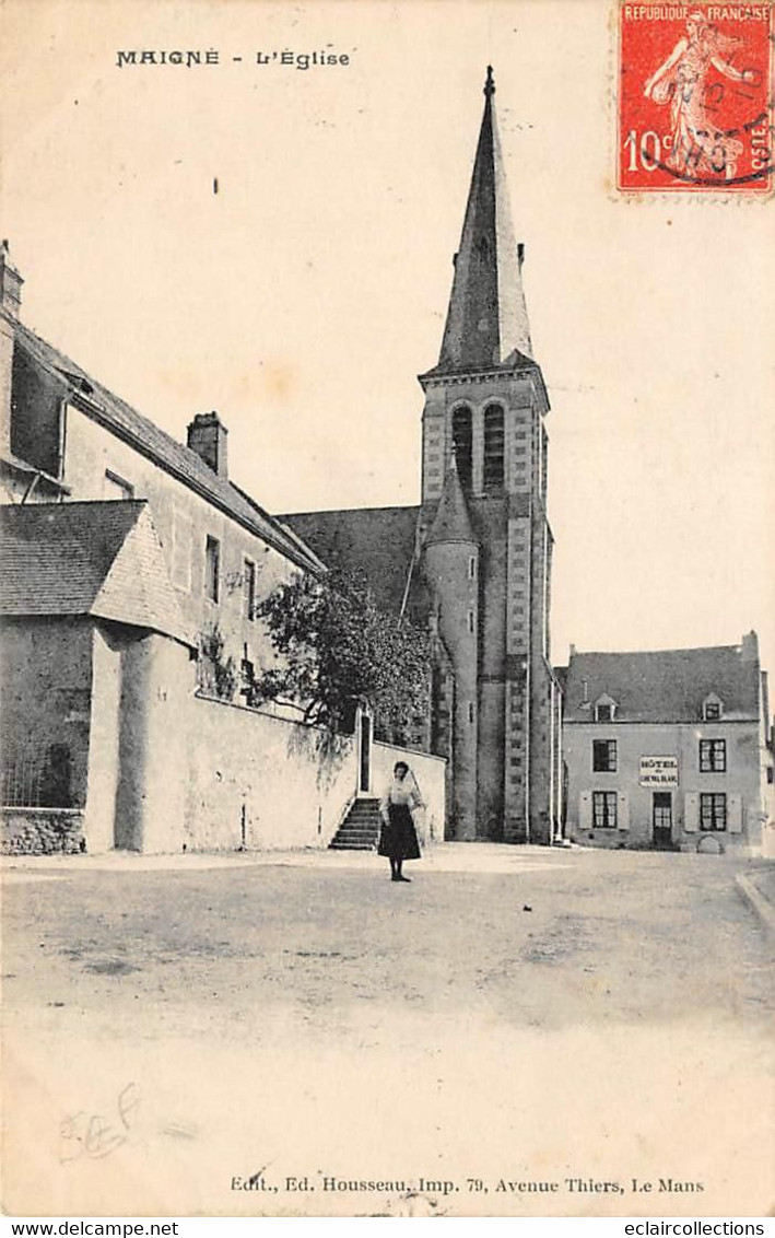 Maigné           72          L'église    -  2  -     (voir Scan) - Other & Unclassified