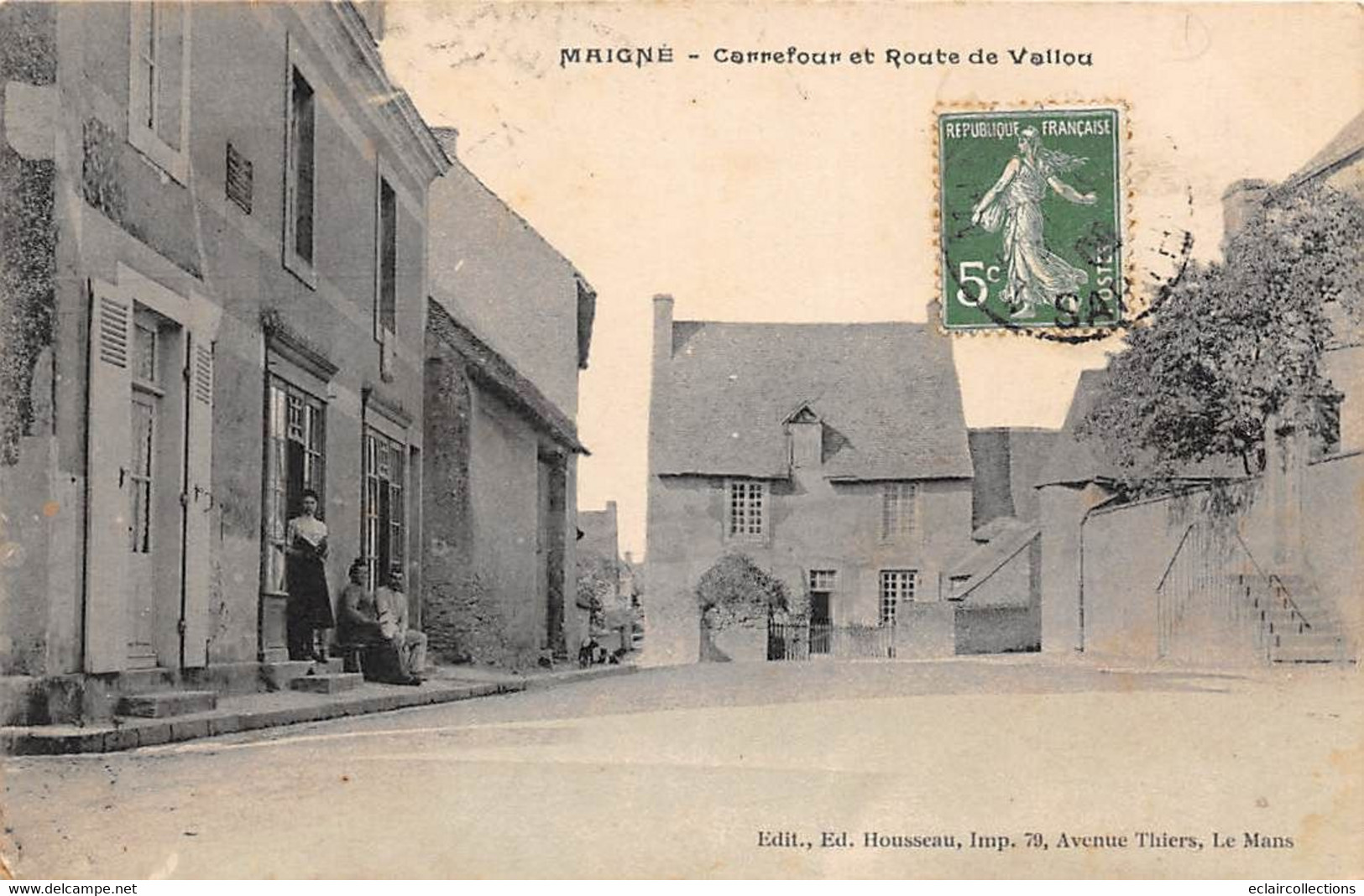 Maigné           72          Carrefour Et Route De Vallou     (voir Scan) - Andere & Zonder Classificatie