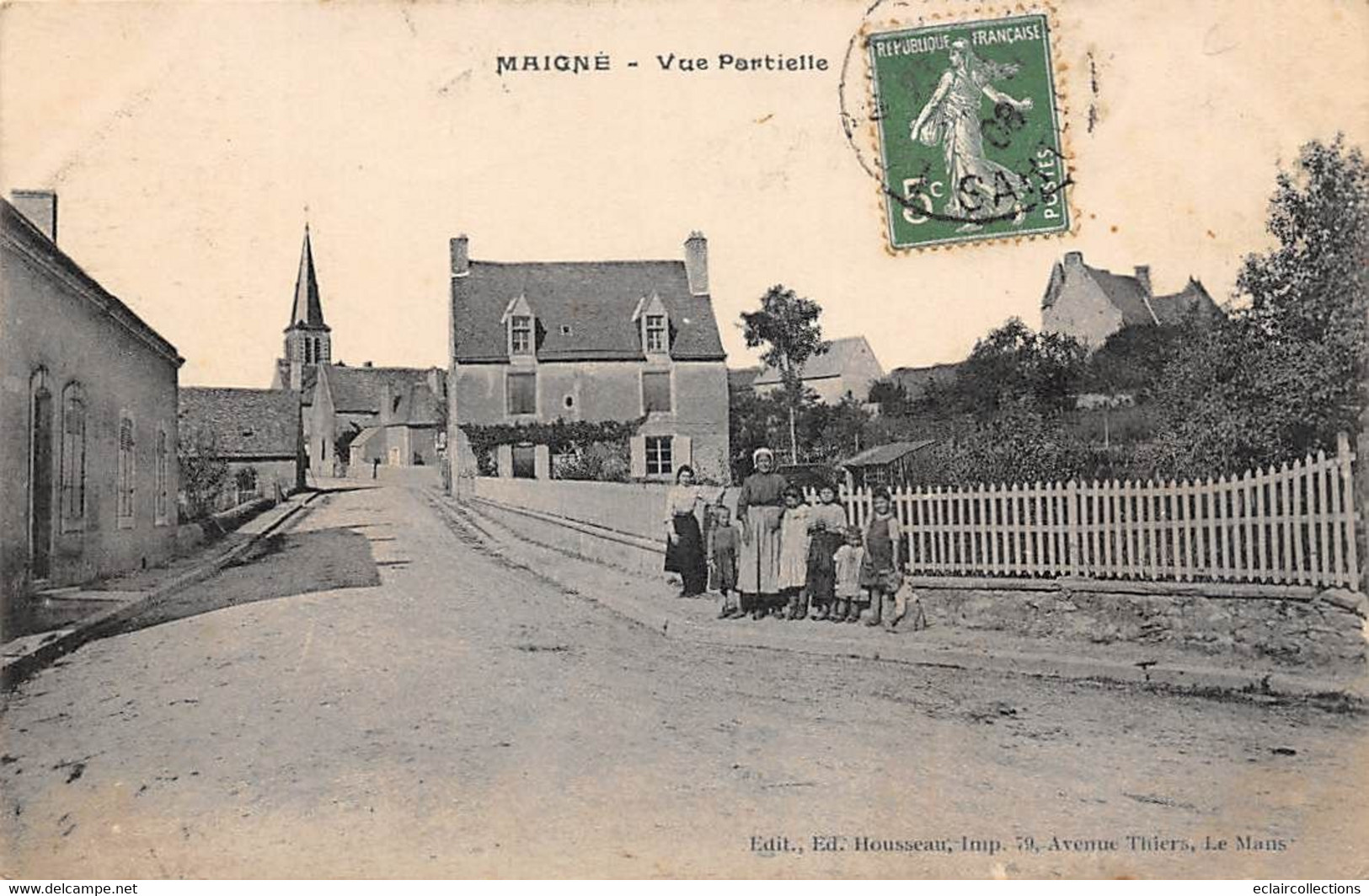 Maigné           72          Vue Partielle Avant Le Pont       (voir Scan) - Autres & Non Classés