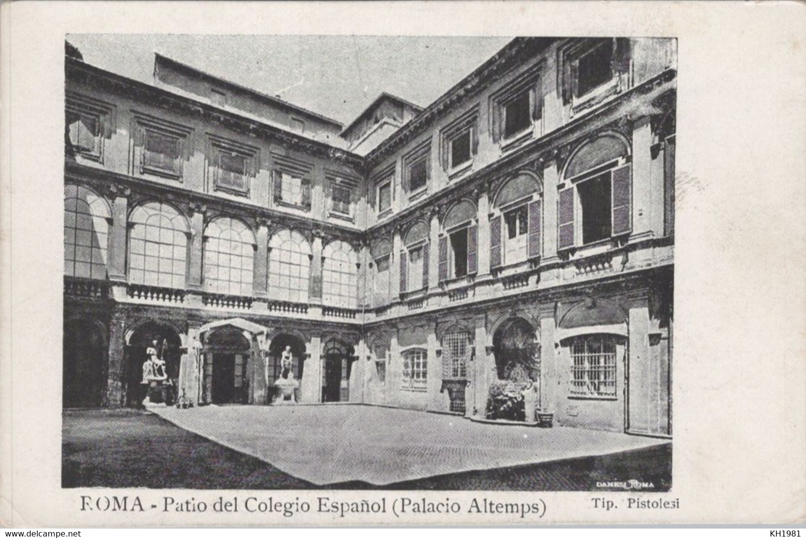 Roma - Patio Del Colegio Espanol - Enseñanza, Escuelas Y Universidades