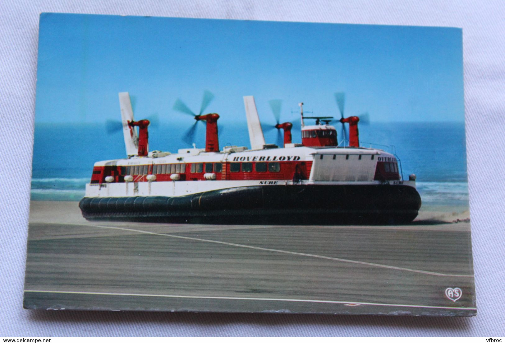 Cpm, Calais Ramsgate, La Compagnie Hoverlloyd, Aéroglisseur SR N 4, Bateaux - Hovercraft