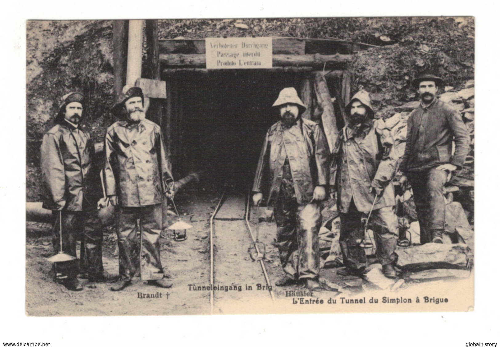 DH1280 - VS - TUNNELEINGANG IN BRIG - L' ENTRÉE DU TUNNEL DU SIMPLON À BRIGUE - Brigue-Glis 