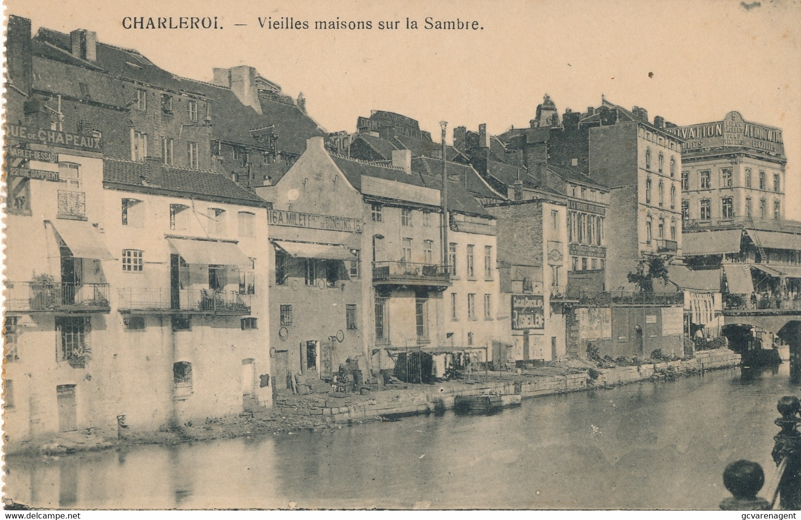 CHARLEROI  VIEILLES MAISONS  SUR LA SAMBRE      2 SCANS - La-Roche-en-Ardenne