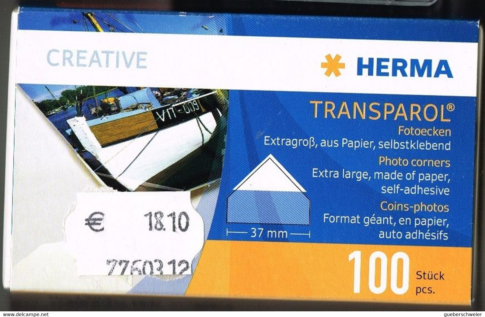 Boite De 100 Coins Photos Géants Herma à 50 % - Accesorios
