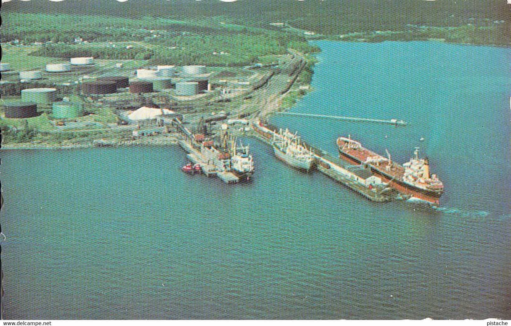 3514 – Searsport Maine ME USA – Oil Depot Harbor Port – Tanker Boat Cargo Pétrolier – VG Condition – 2 Scans - Altri & Non Classificati