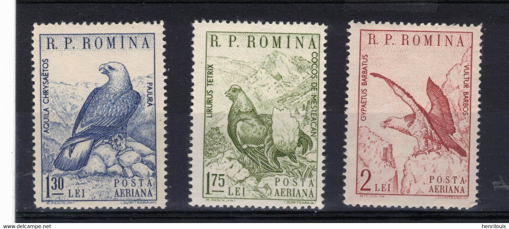 ROUMANIE  Timbres Neufs **  De 1960   ( Ref  1689 A  ) Oiseaux - Voir Descriptif - Unused Stamps