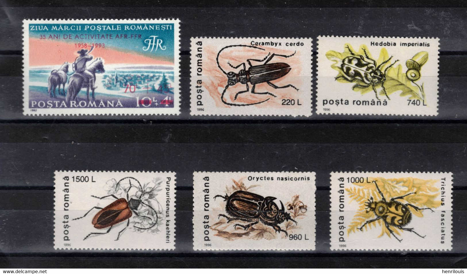 ROUMANIE  Timbres Neufs **  De 1996   ( Ref  1690  ) Animaux - Insectes - Unused Stamps