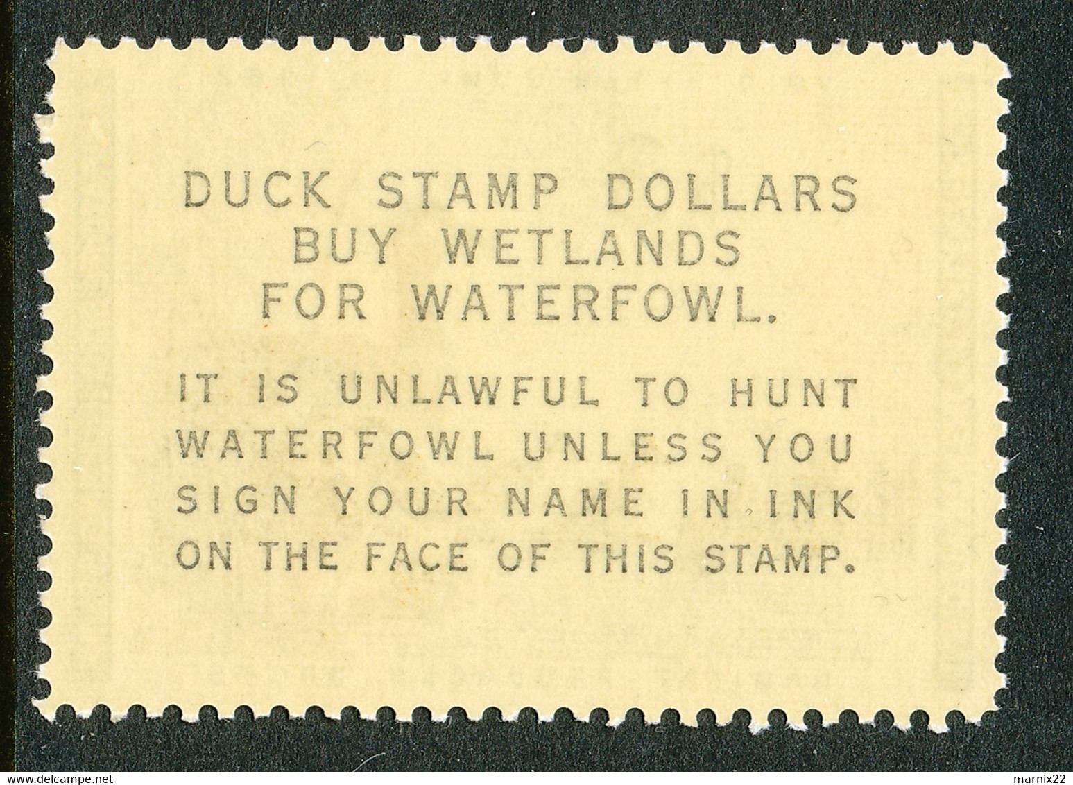 HUNTING PERMIT STAMPS - DUCKSTAMP 1961 - MNH  (HP28) - Duck Stamps