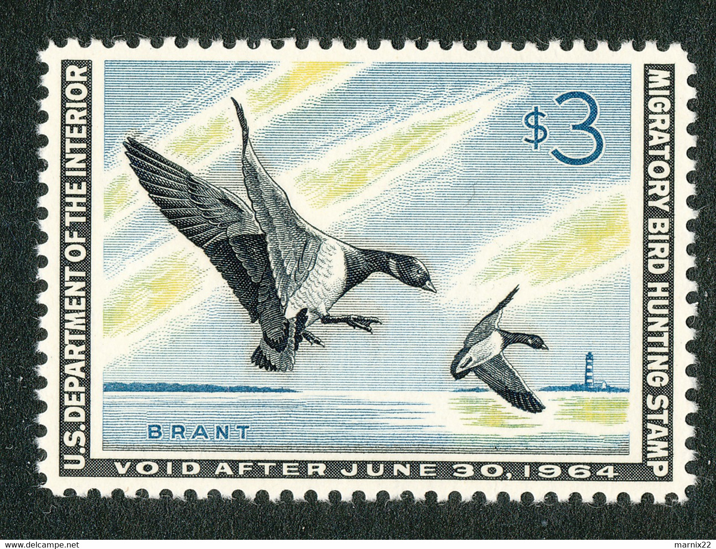 HUNTING PERMIT STAMP - DUCKSTAMP 1963 - MNH - (RW30) - Duck Stamps