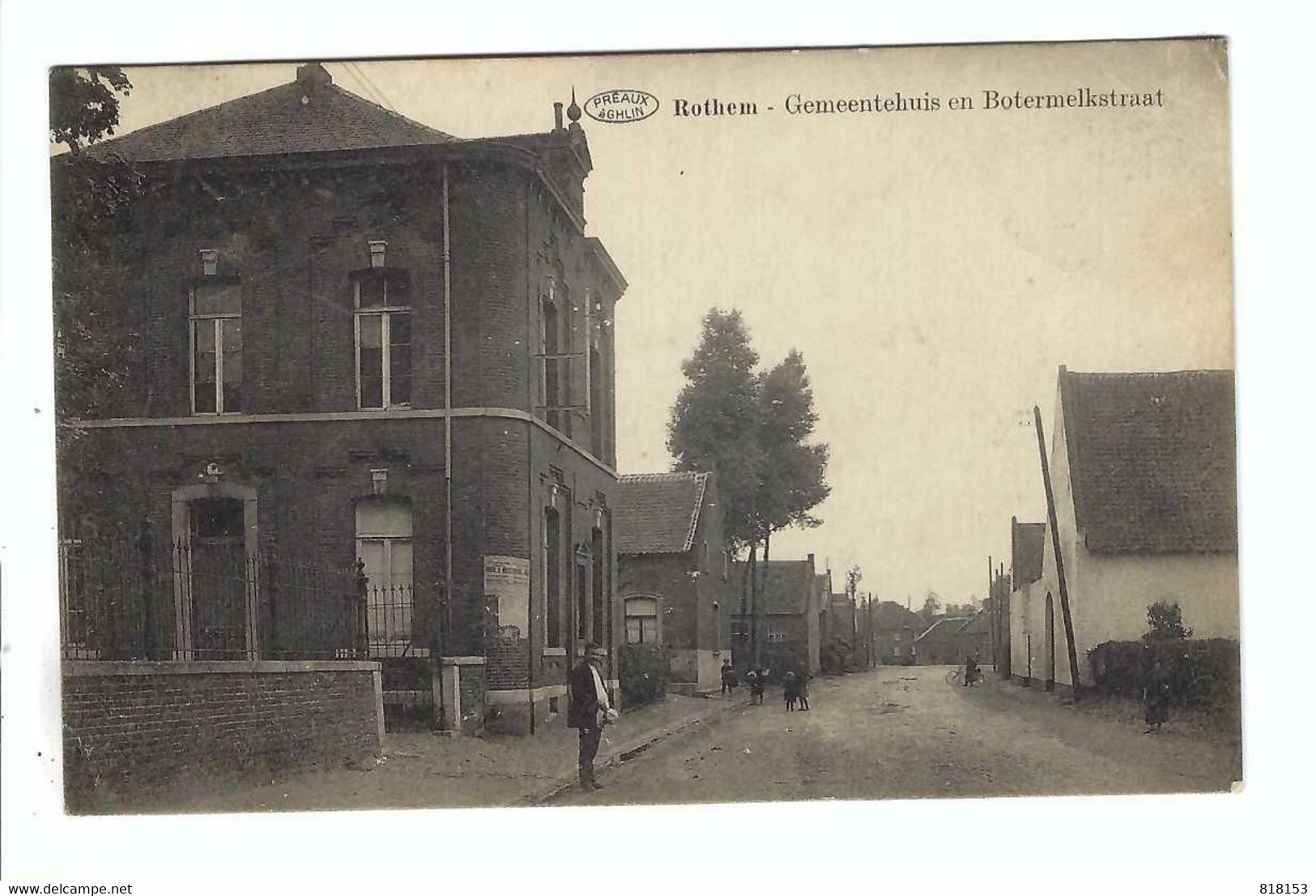 Rotem  Rothem - Gemeentehuis En Botermelkstraat - Dilsen-Stokkem