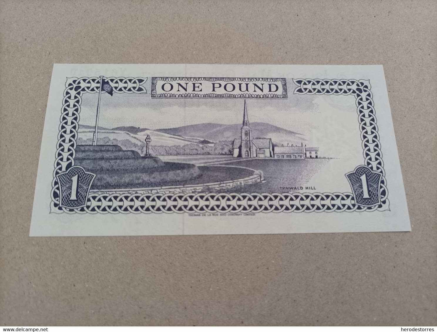 Billete De La Isla De Man De 1 Libra, Año 1991, UNC - 1 Pound