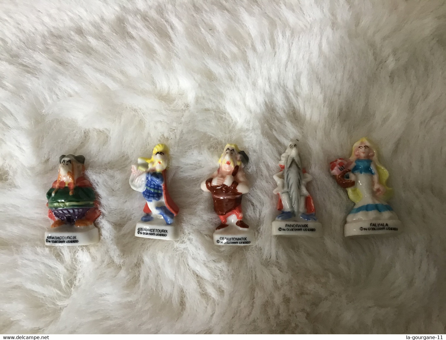 TRÈS RARE Série 5/7 Fèves Brillantes De 1994 Différentes De Celles De 1995/1996 ASTERIX & OBELIX - BD