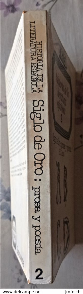 HISTORIA DE LA LITERATURA ESPAÑOLA. SIGLO DE ORO: PROSA Y POESIA. DE R.O.JONES - Sonstige & Ohne Zuordnung