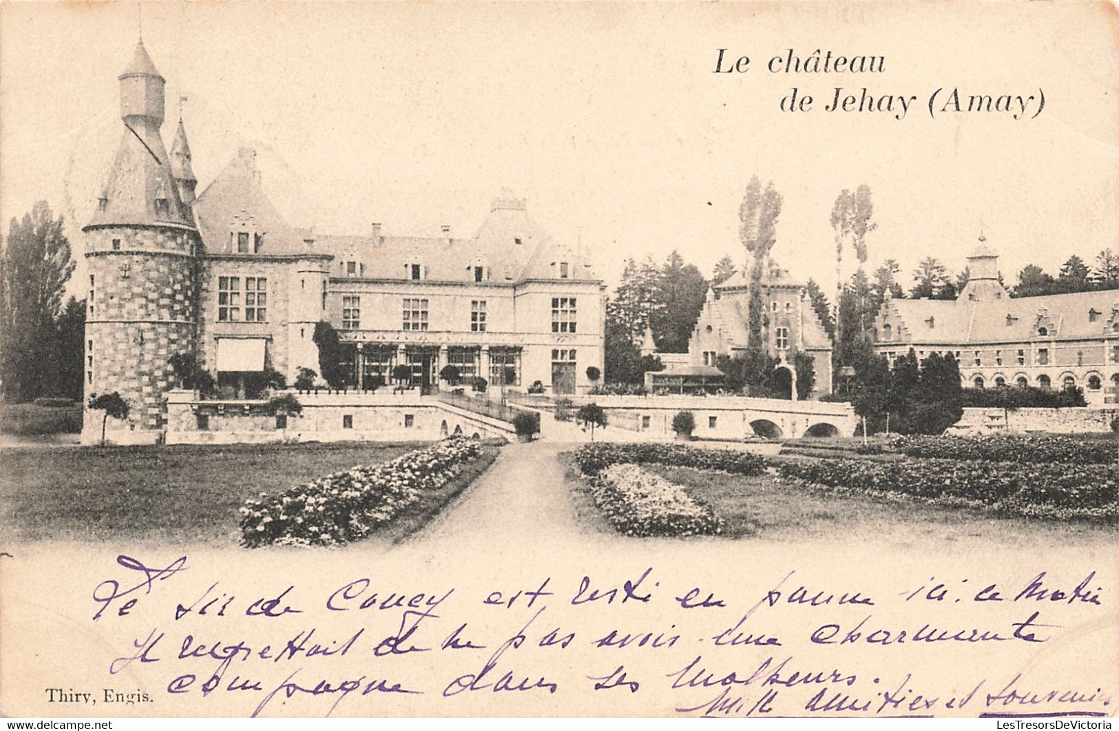 CPA - Belgique - Amay - Le Château De Jehay - Edit. Thiry - Précurseur - Oblitéré Engis 1905 - Amay