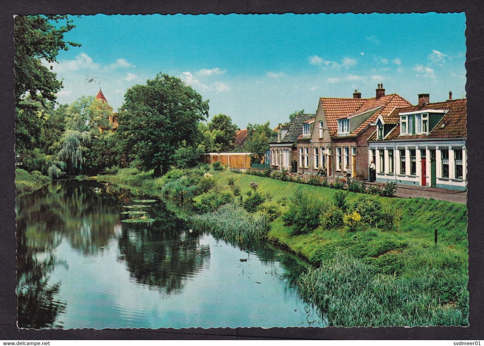 Netherlands: Picture Postcard, 1973, Looiersgracht Steenwijk (stamp Damaged) - Steenwijk