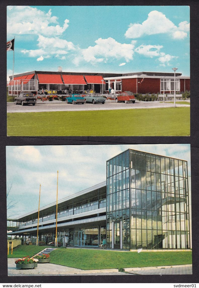 Netherlands: 5x Picture Postcard, Around 1970, Lelystad, Modern Architecture, 1x Used (minor Discolouring At Back) - Lelystad