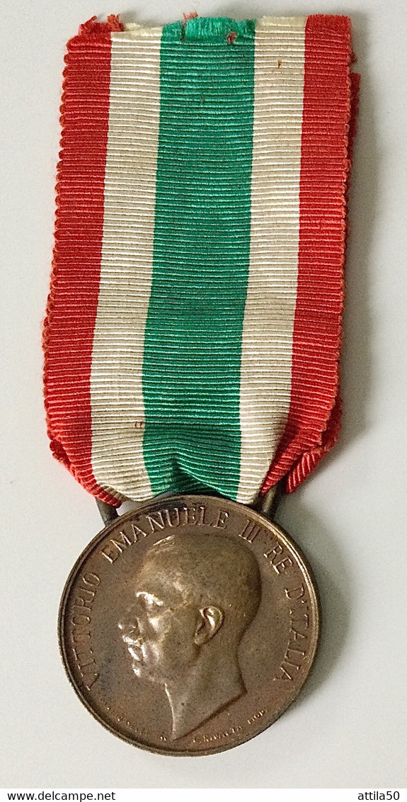 REGNO D’ITALIA- Vittorio Emanuele III SPLENDIDA MEDAGLIA Per L’Unita’ D’Italia 1848 1918 Della Ass.ne Madri E Vedove - Monetari/ Di Necessità