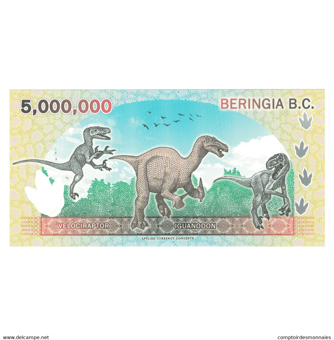 Billet, Canada, Dinar, 2013, 5000000 BERINGIA B C, NEUF - Canada