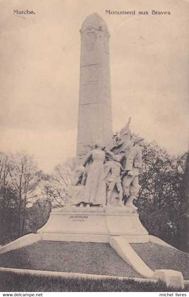 Monument Aux Morts - Monument Au Héros - Circulé - Marche - TBE - Monuments Aux Morts