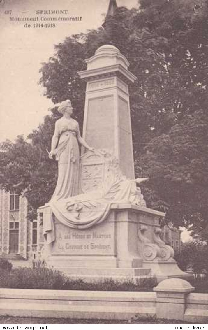 Monument Aux Morts - Monument Au Héros - Pas Circulé - Sprimont - TBE - Monuments Aux Morts