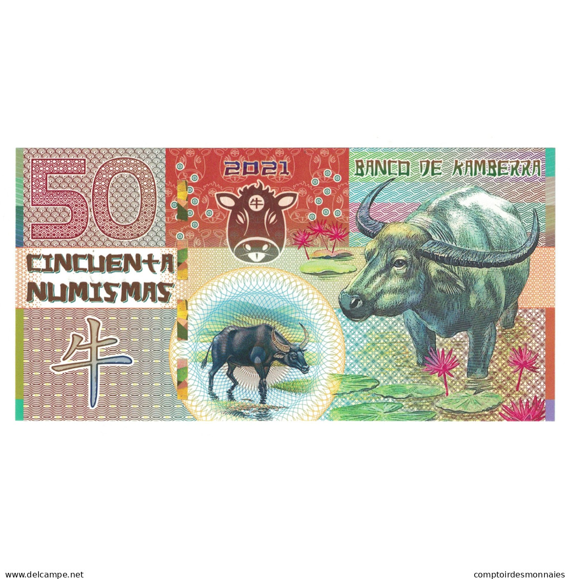 Billet, Australie, Billet Touristique, 2021, 50 NUMISMAS, NEUF - Ficticios & Especimenes