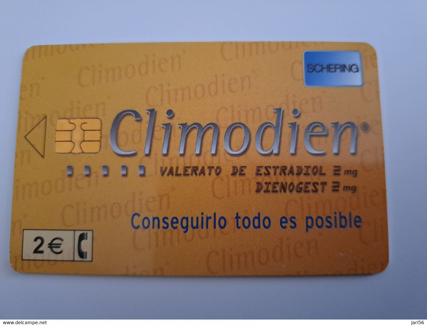 SPAIN/ ESPANA   2 €  CLIMODIEN    Fine Used  CHIP CARD  **12017** - Emissions Privées