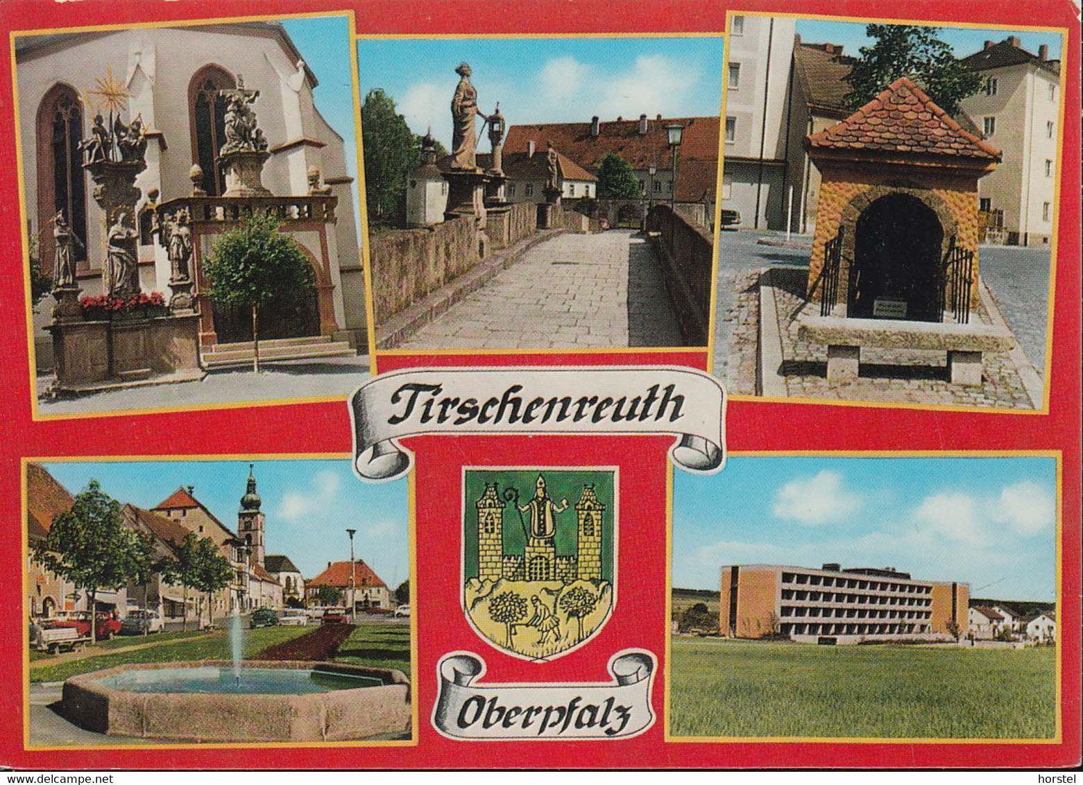 D-95643 Tirschenreuth ( Oberpfalz) - Alte Ansichten - Schule - Marktplatz - Cars - Tirschenreuth