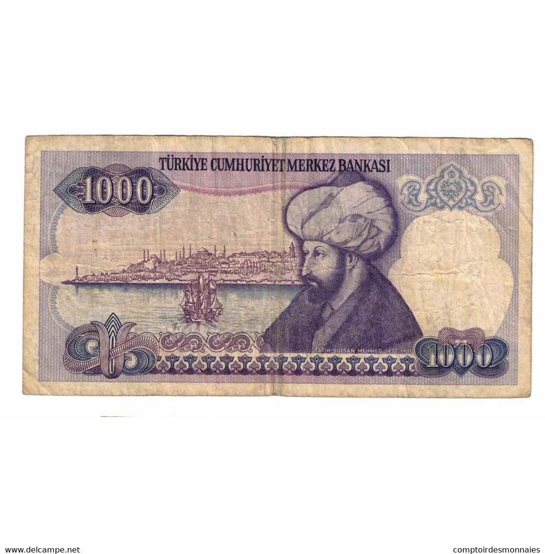 Billet, Turquie, 1000 Lira, Undated (1986), KM:196, TB - Turquie