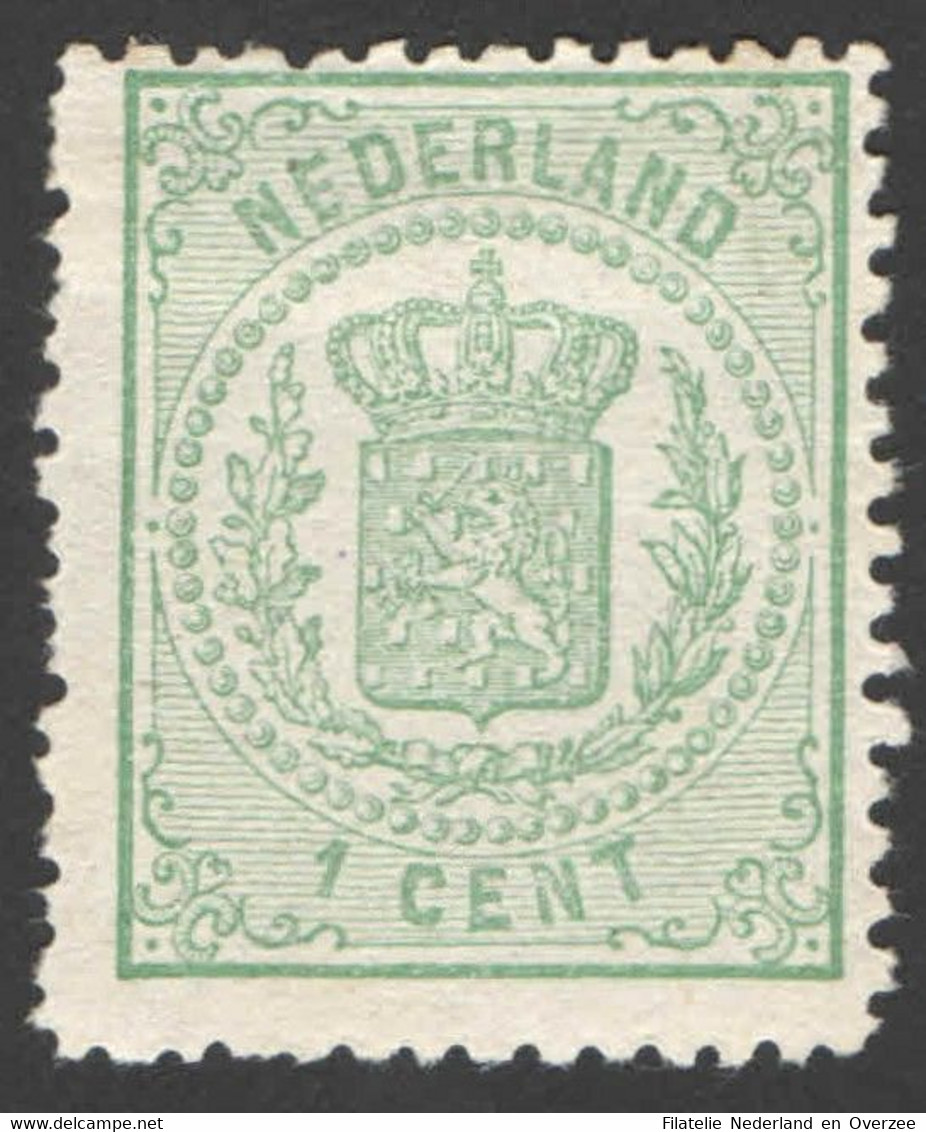 Nederland 1869 NVPH Nr 15 Ongebruikt/MH Rijkswapen, Cote Of Arms, Armoirie - Neufs