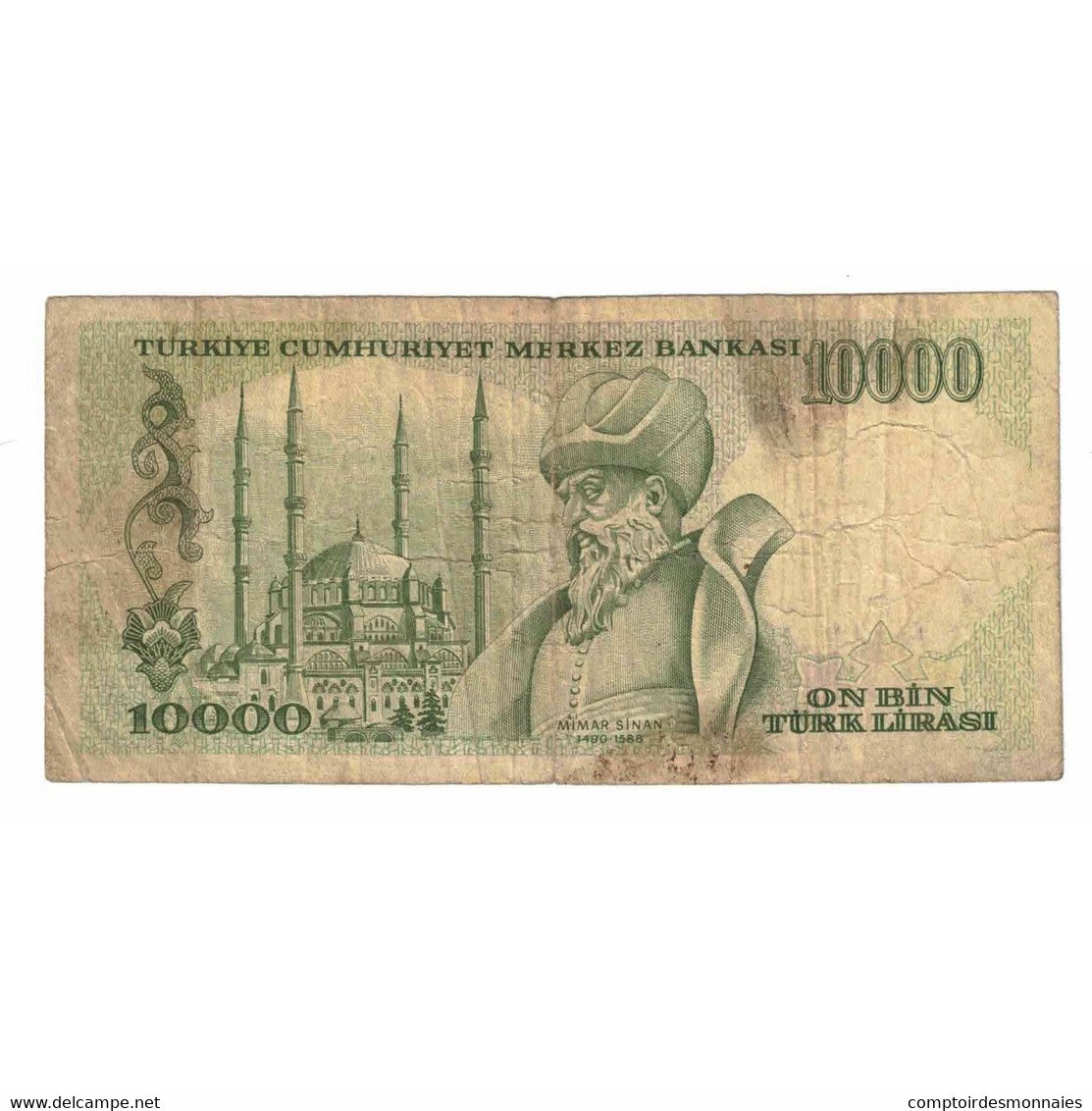 Billet, Turquie, 10,000 Lira, 1993-1994, KM:200, TB - Turquie