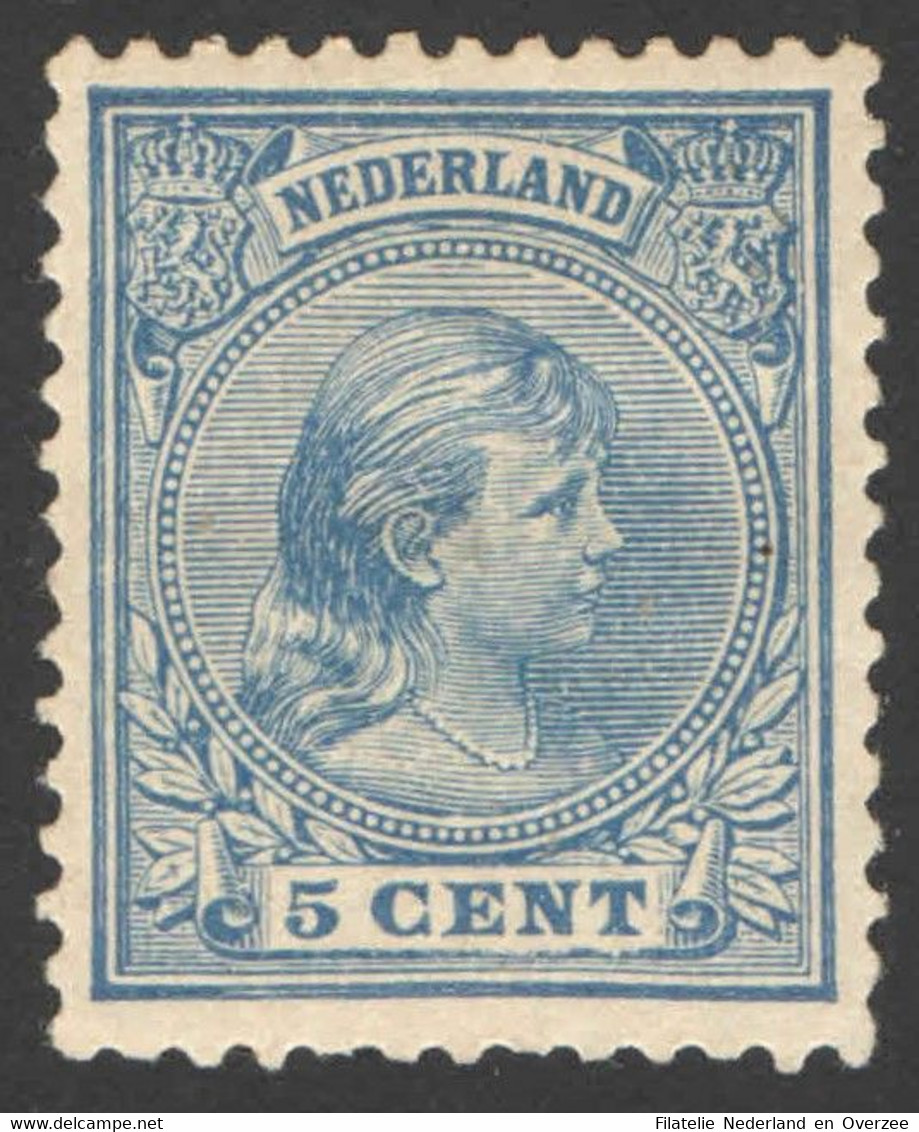 Nederland 1891 NVPH Nr 35 Ongebruikt/MH Prinses Wilhelmina, Princess Wilhelmina - Neufs