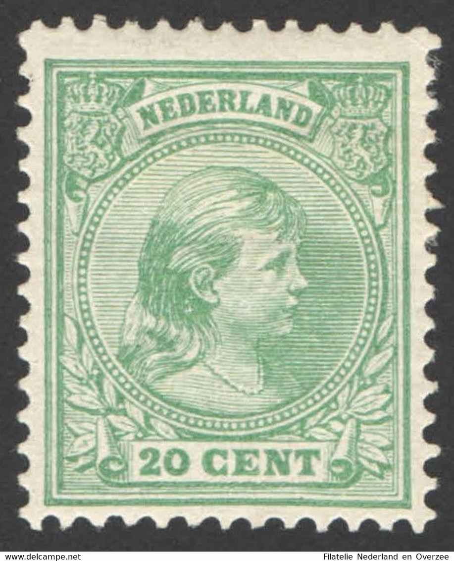 Nederland 1891 NVPH Nr 40 Ongebruikt/MH Prinses Wilhelmina, Princess Wilhelmina - Neufs