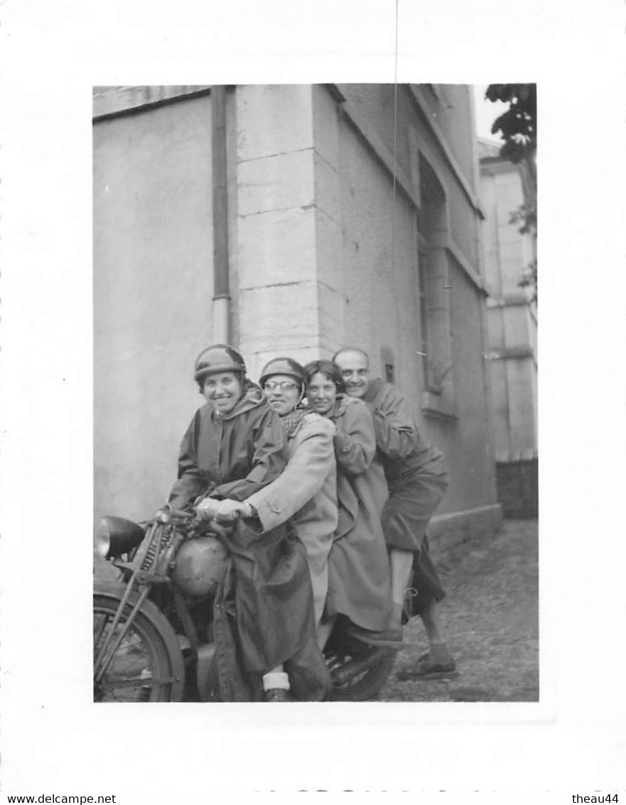 ¤¤  -  Lot De 3 Clichés De Motards  -   Moto En 1944   -   Voir Description   -    ¤¤ - Motos