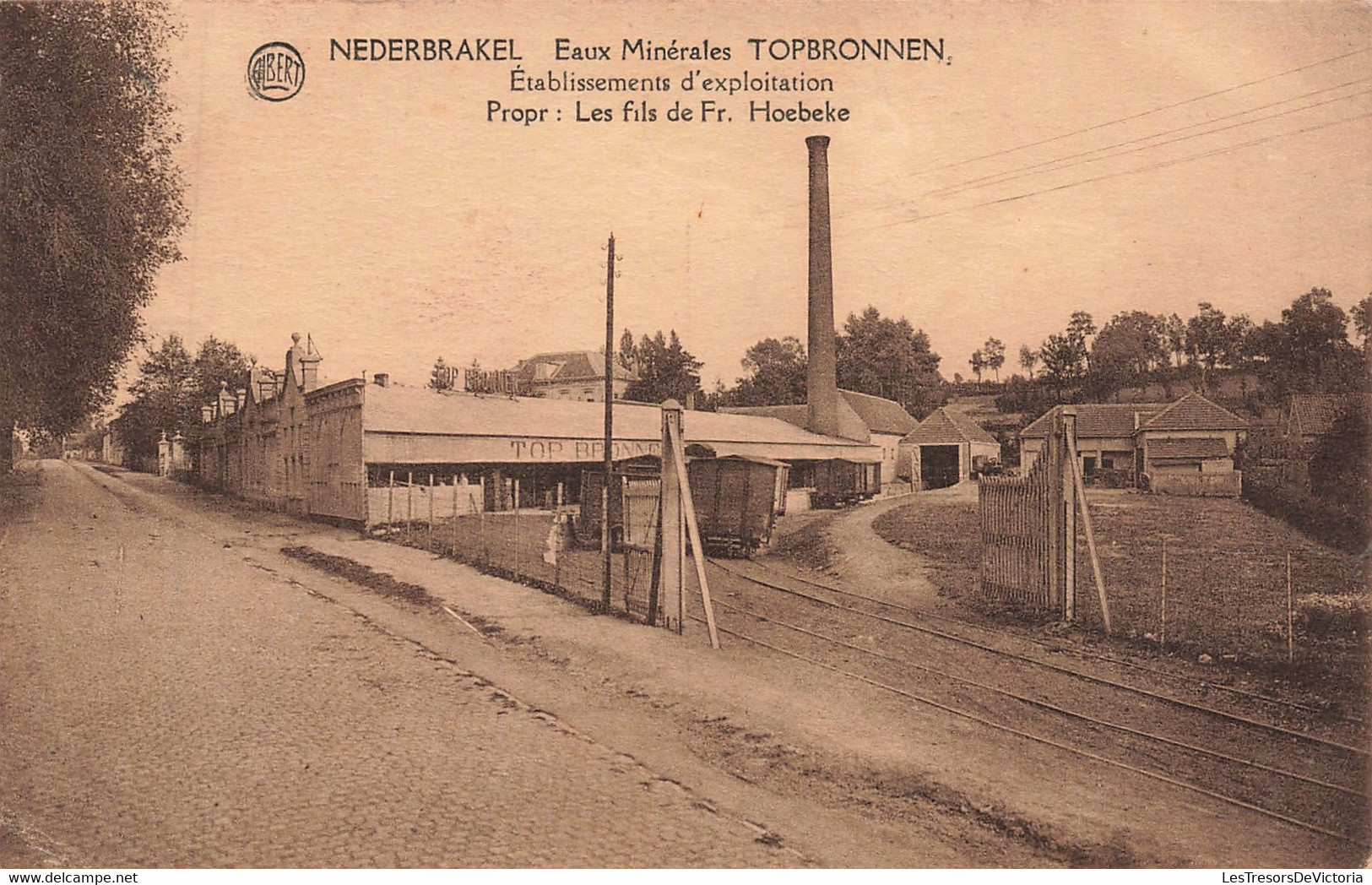 CPA - Belgique - Nederbrakel - Eaux Minerrales - Topbronnen - Etablissement D'Exploitation - Edit. Albert - Brakel