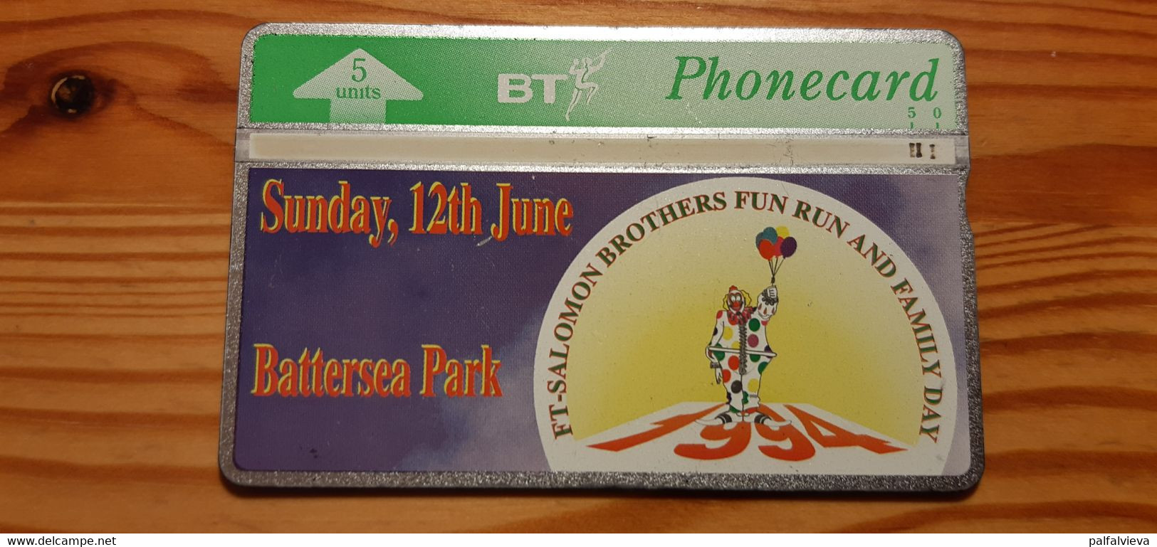 Phonecard United Kingdom, BT 465D - Battersea Park, Clown - BT Emissions Commémoratives