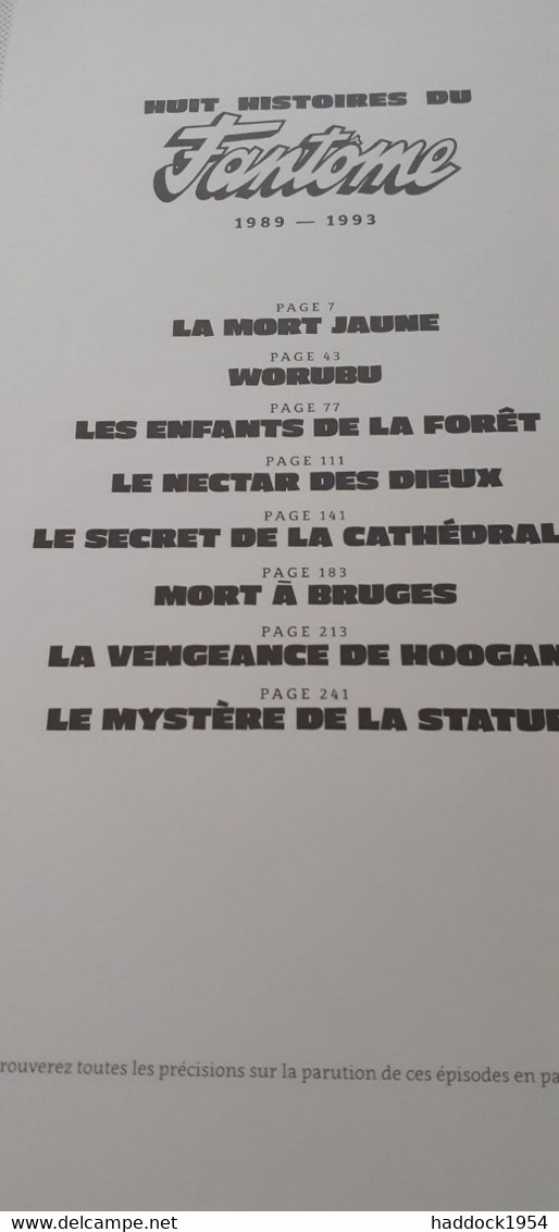 le fantôme intégrale JEAN-YVES MITTON GOODALL WORKER AVENELL MOBERG éditions black et white 2022