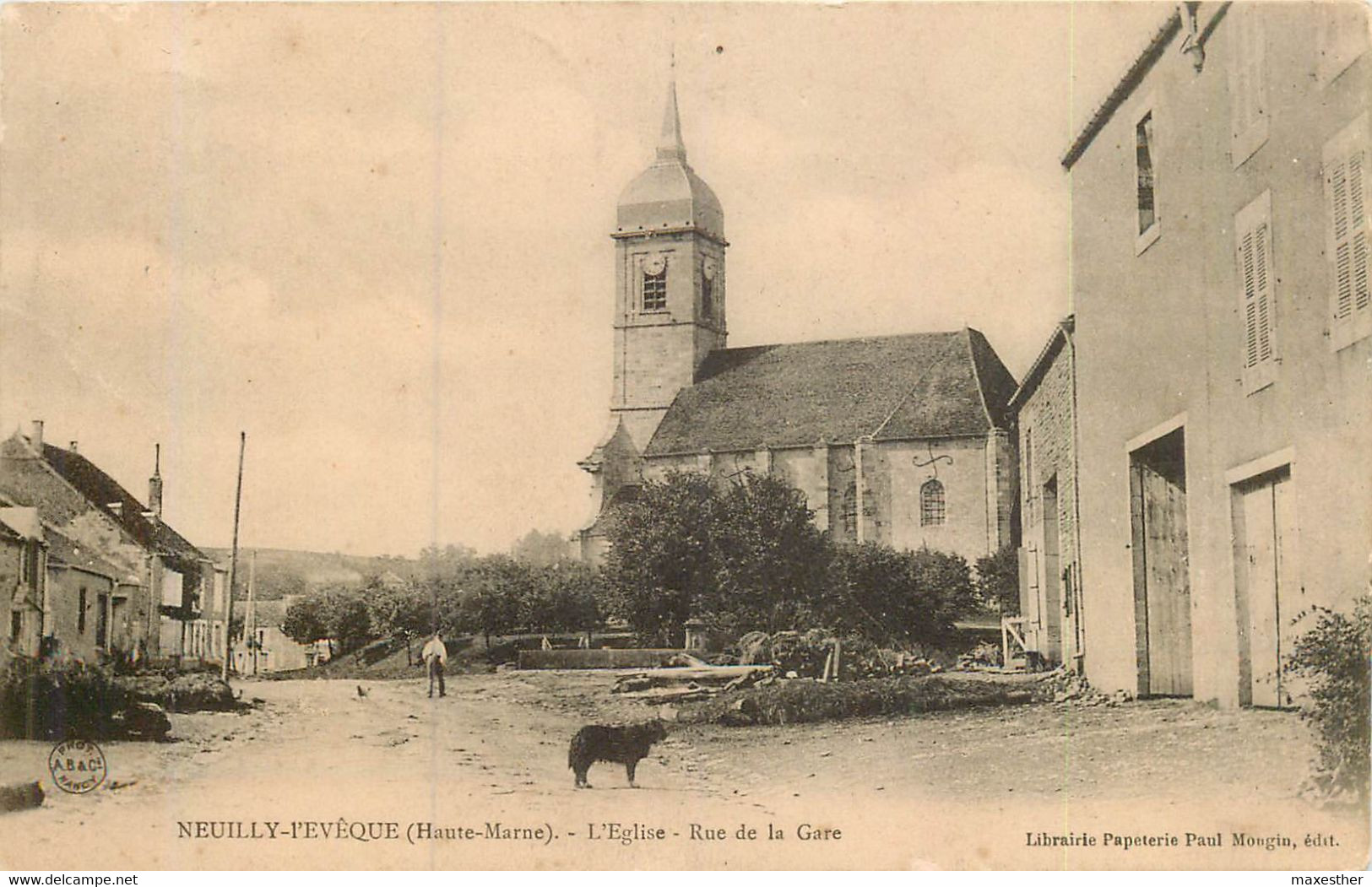 NEUILLY L'ÉVÊQUE L'église, Rue De La Gare - Neuilly L'Eveque