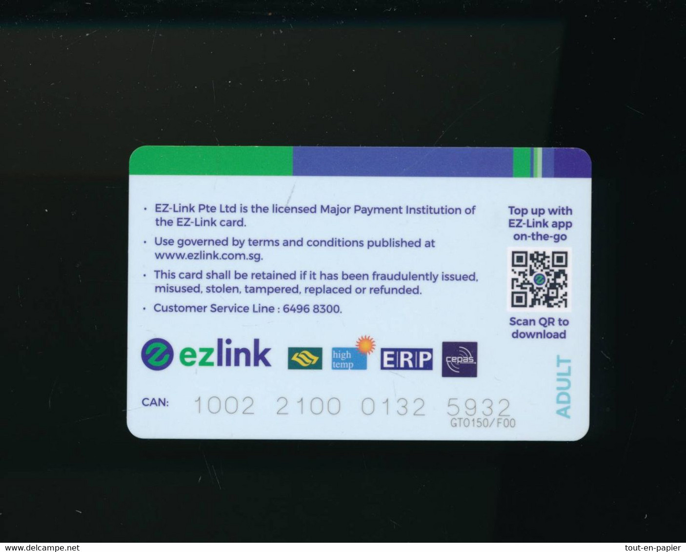 Singapore Travel Transport Card Subway Train Bus Ticket Ezlink Used Disney Characters - Welt