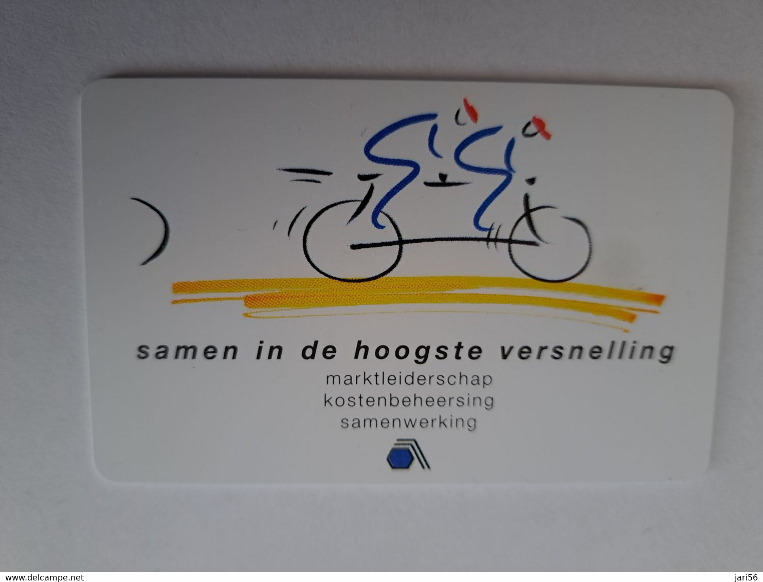 NETHERLANDS  ADVERTISING CHIPCARD  CRE 317 / BICICLE     MINT    ** 12036** - Privadas