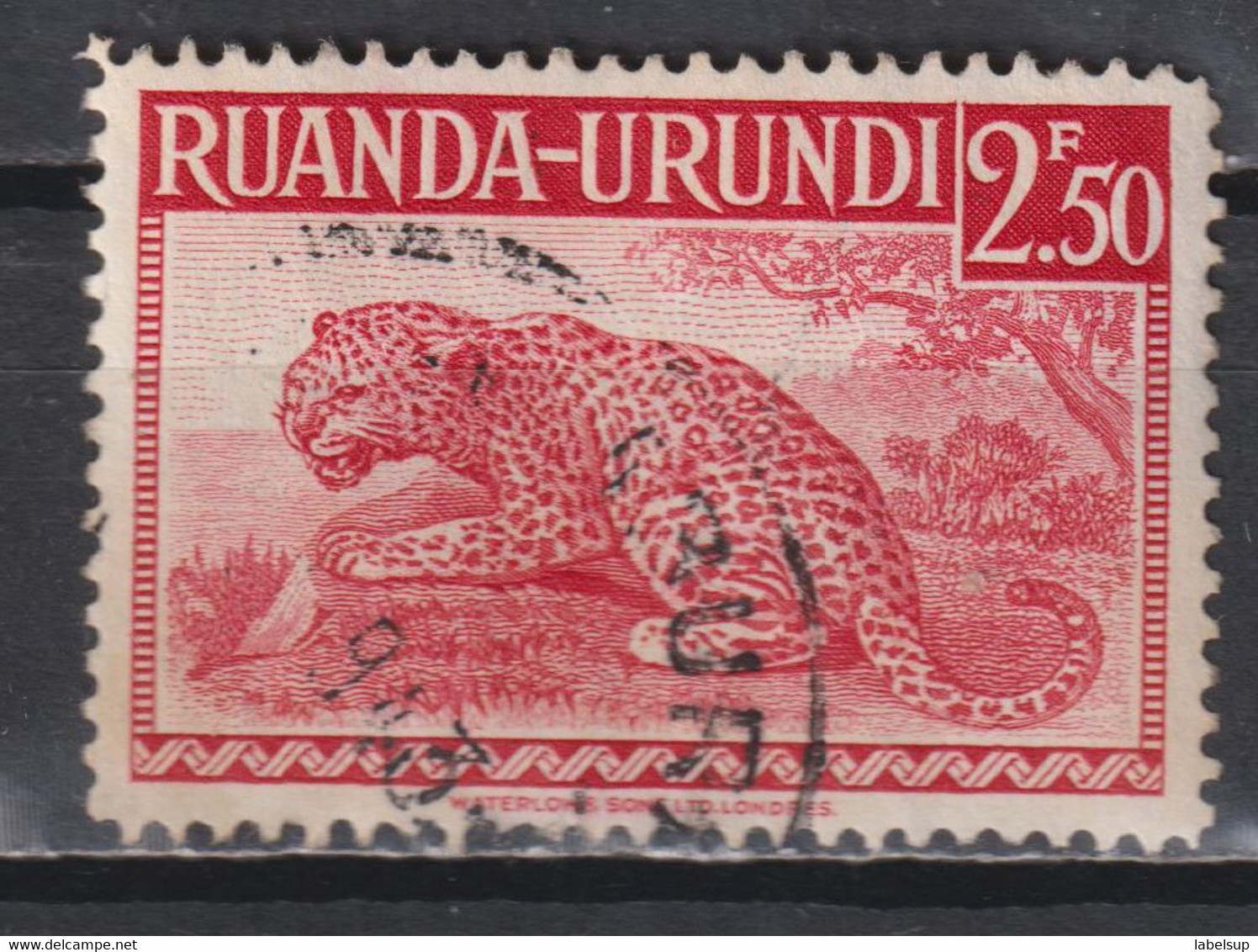 Timbre Oblitéré Du Ruanda Urundi  De 1942  N° 139 - Usados