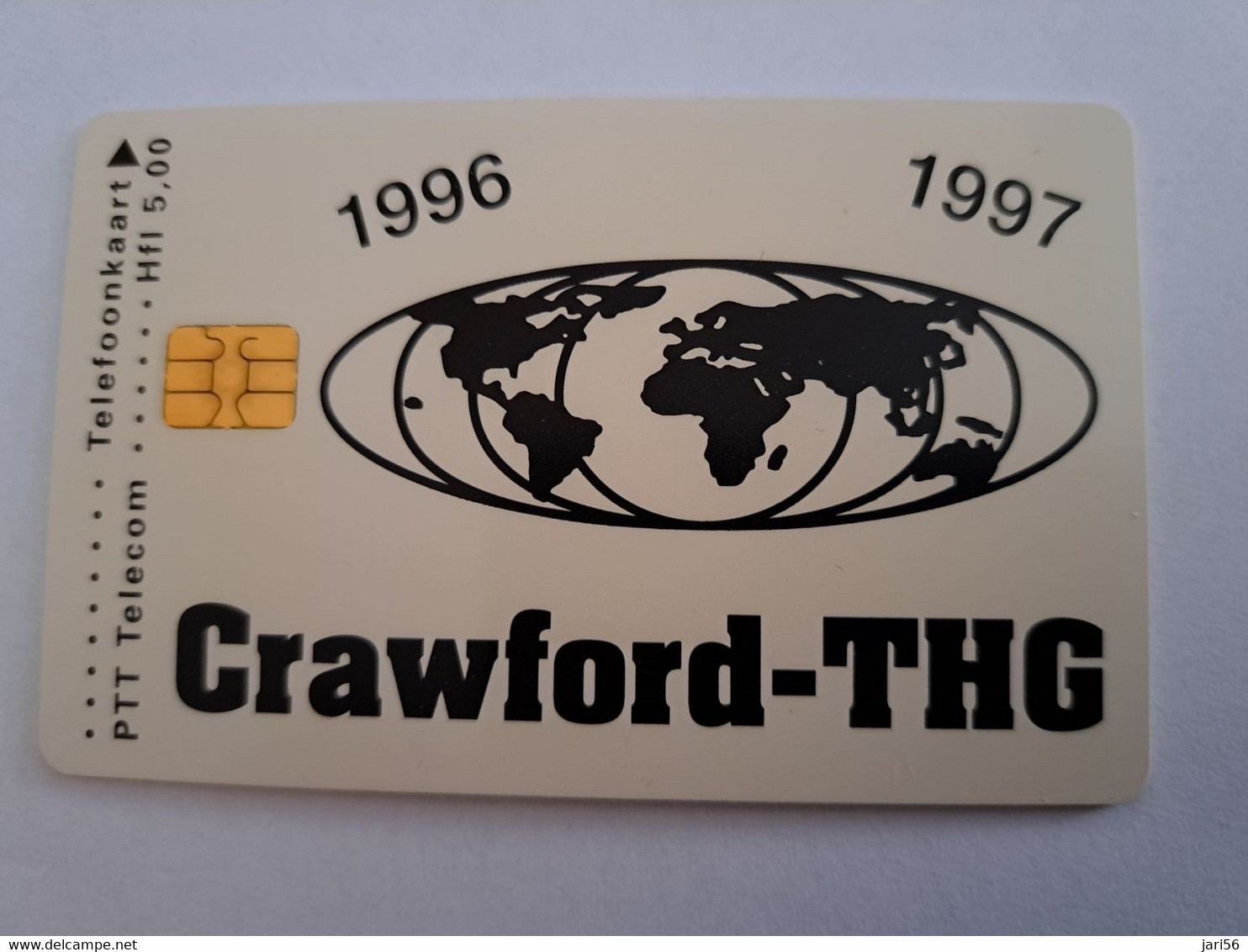 NETHERLANDS  ADVERTISING CHIPCARD  CRD 430 CRAWFORD        MINT    ** 12046** - Privadas