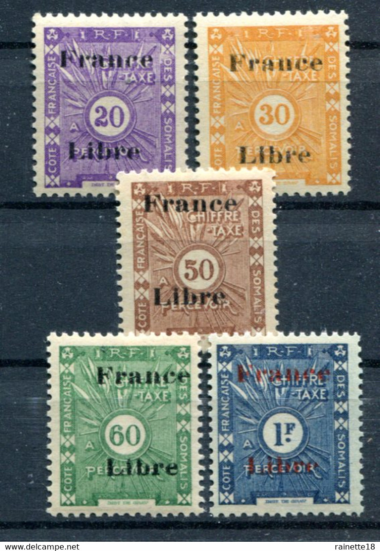 Cote Des Somalis        Taxes  32/36 ** - Unused Stamps