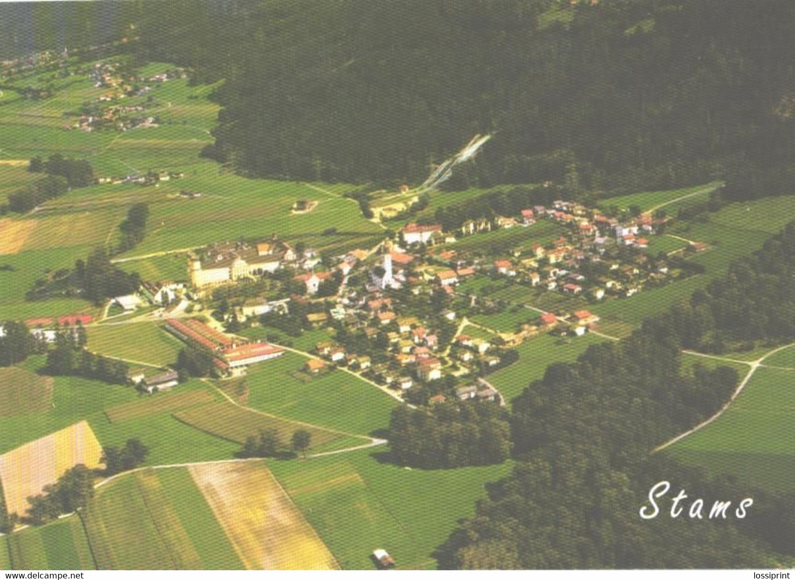 Austria:Tirol, Stams Aerial View - Stams