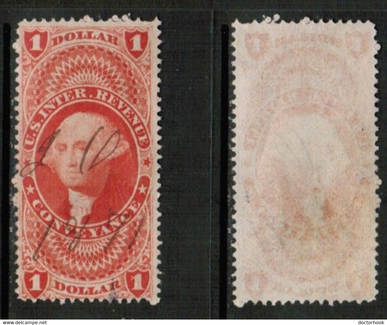 U.S.A.   Scott # R 66c USED (CONDITION AS PER SCAN) (Stamp Scan # 852-4) - Revenues