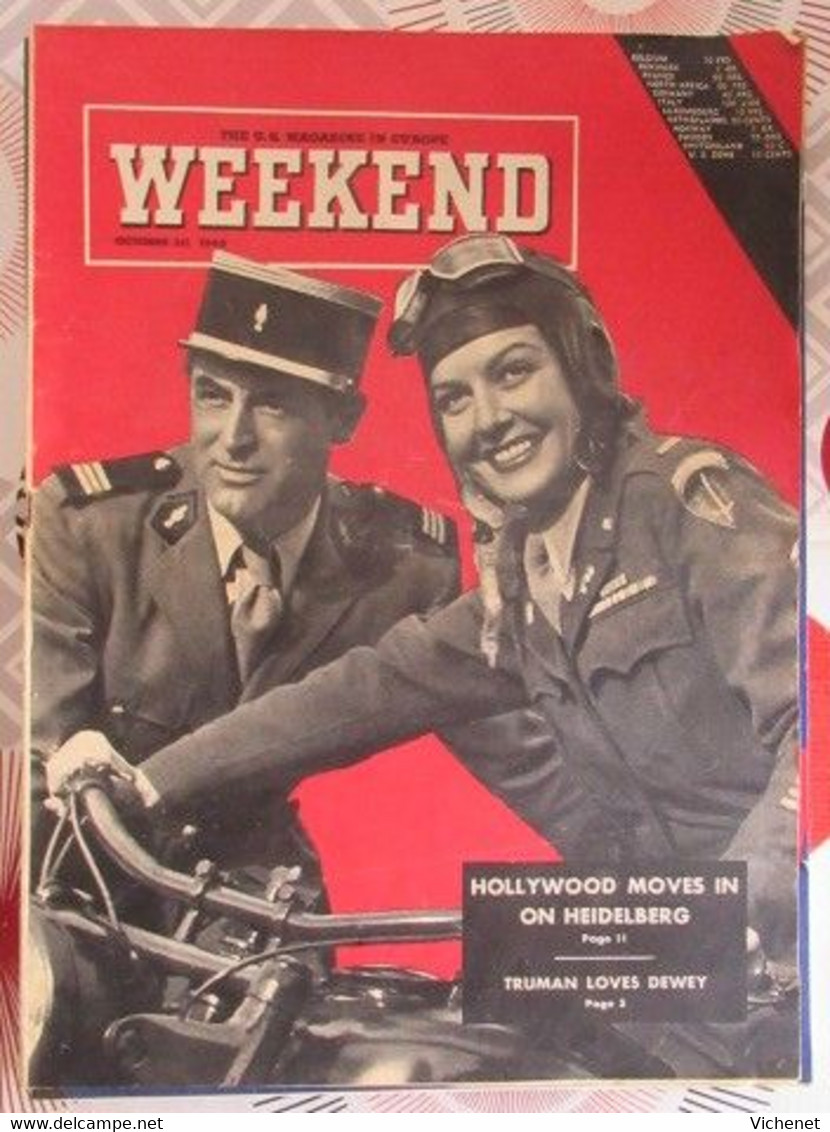 Weekend - The U.S. Magazine In Europe - Vol. 4, N° 14 - October 30, 1948 - Histoire