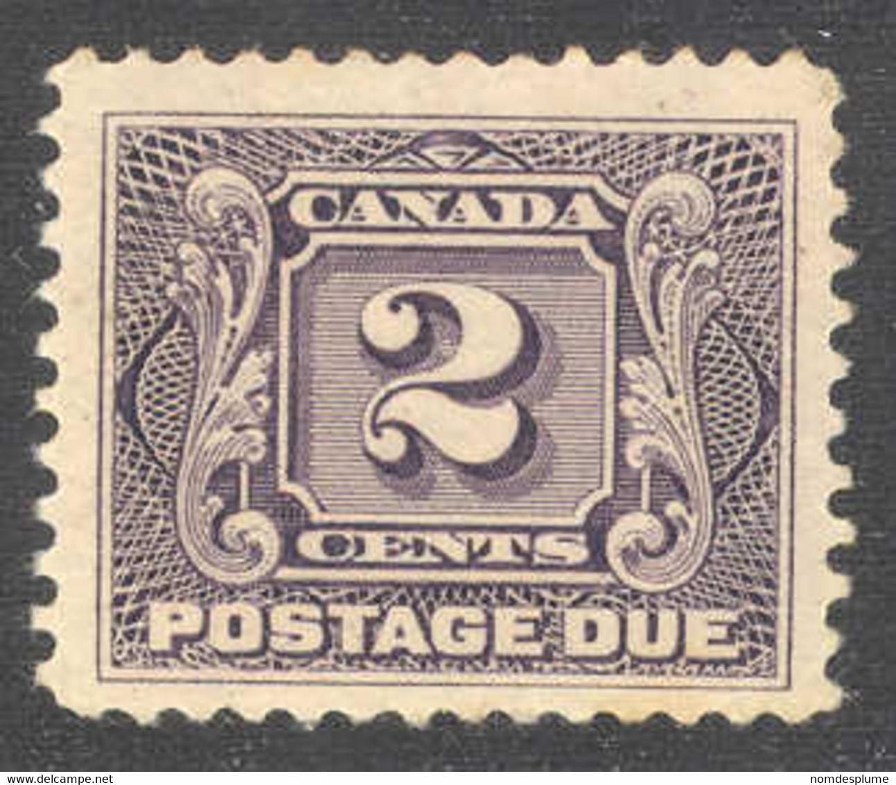 1459) Canada J2 Postage Due MNH 1908 - Portomarken